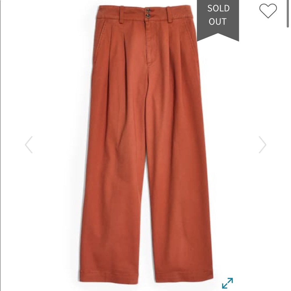 High Waist Crop Wide Leg Pants